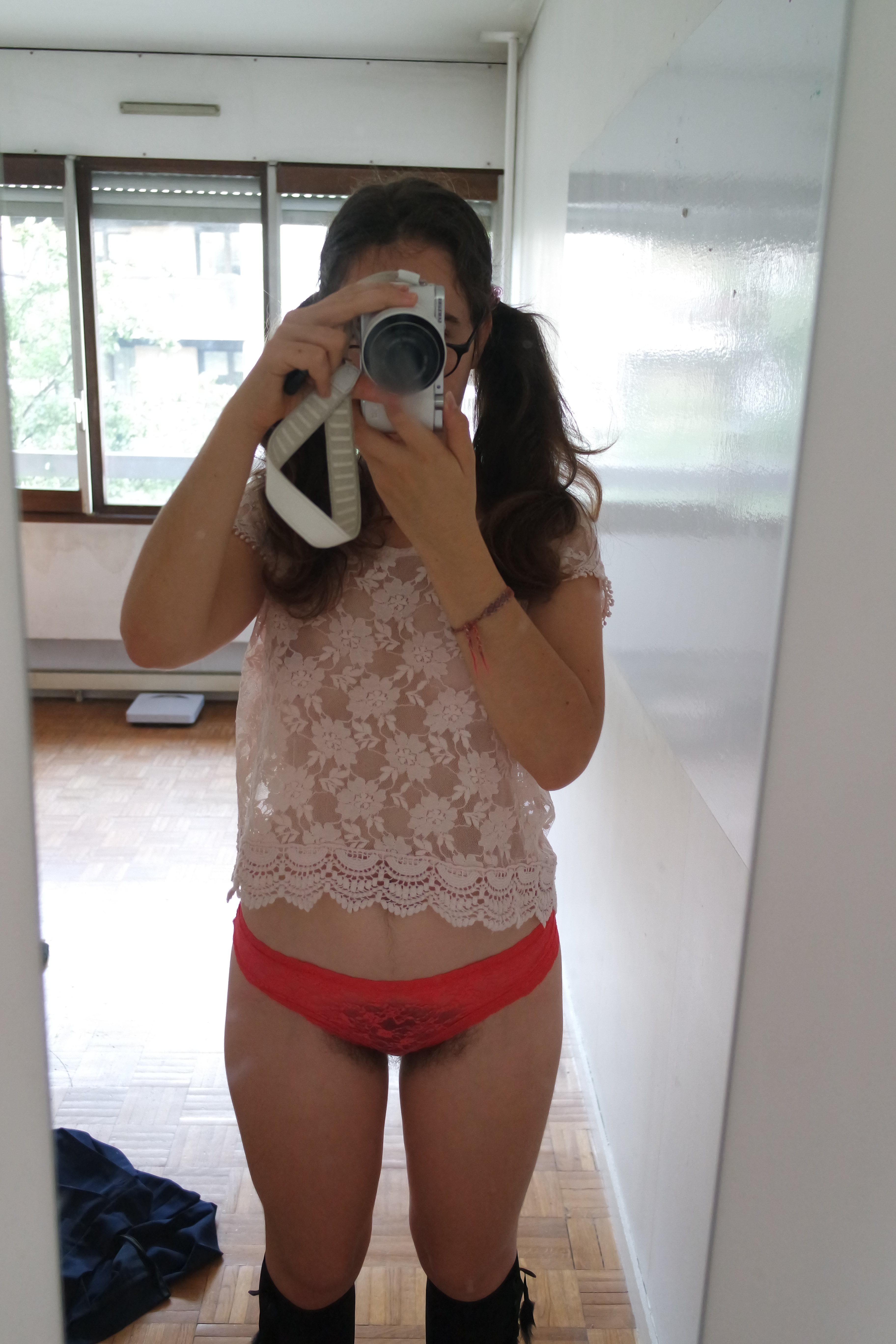 Hairy French College Girl — 43