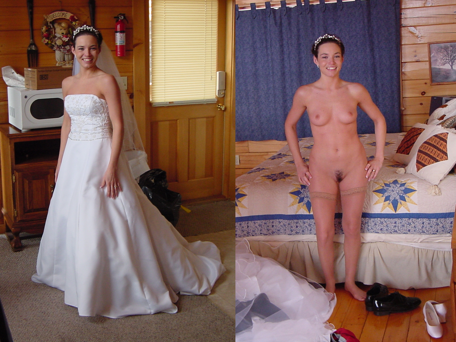 Amateur brides dressed/undressed — 10