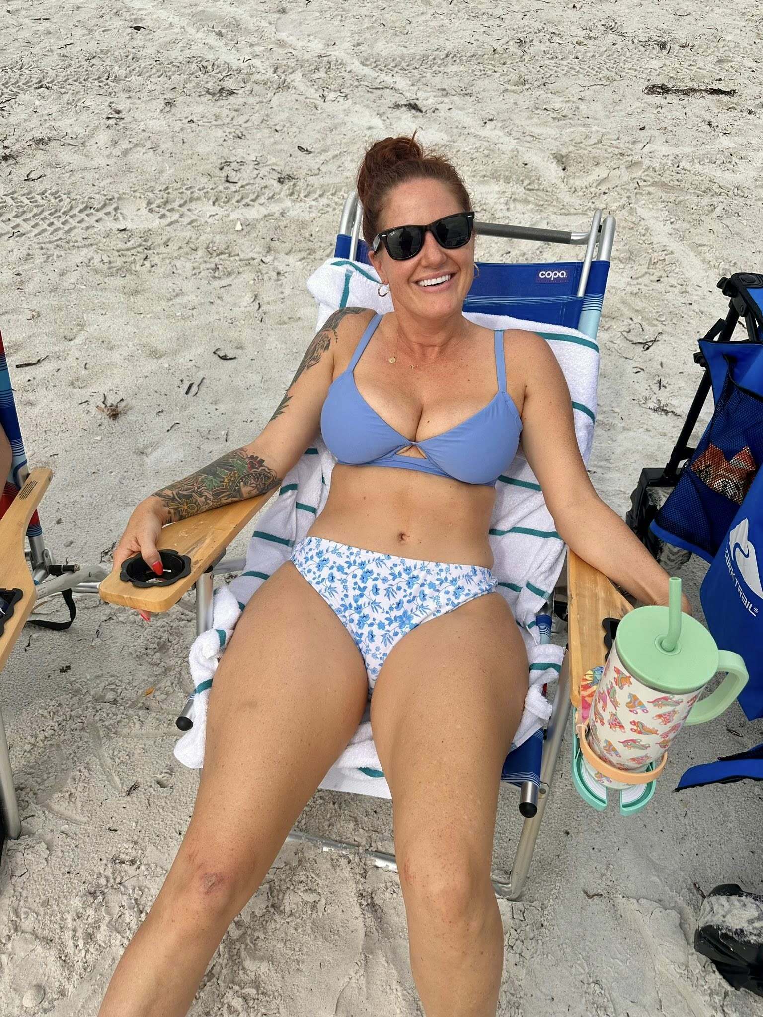 Angel redhead milf sexy legs/feet/face — 54