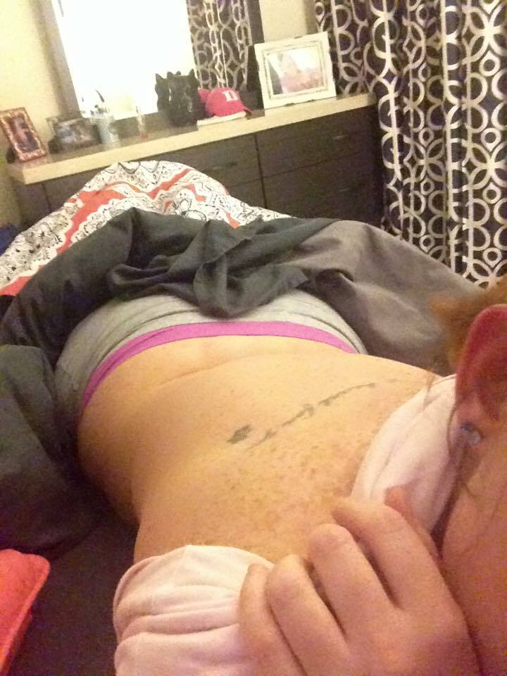 Sexy slut nurse Jackie showing off tits and pussy — 9