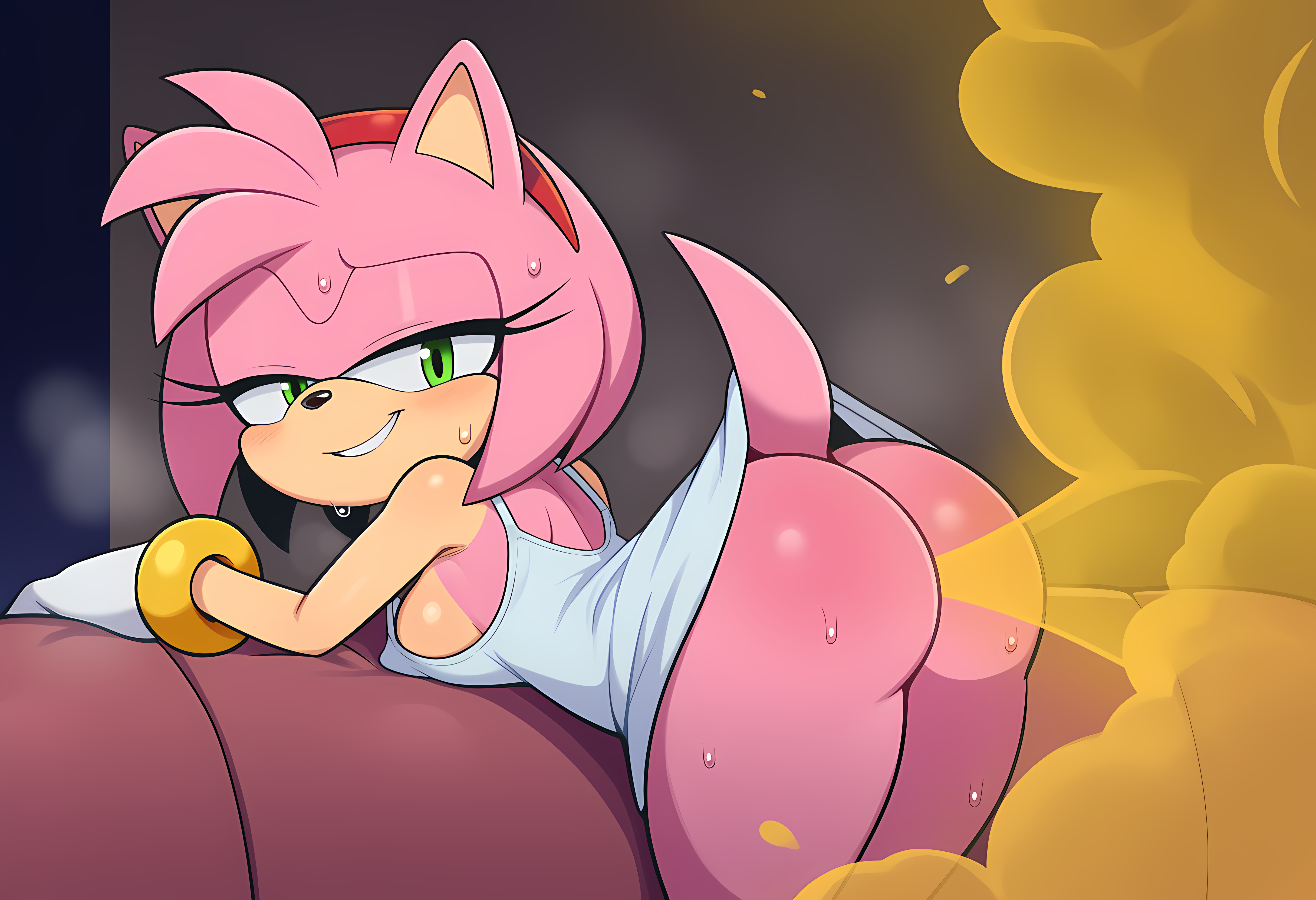 Amy Rose Farting and Pooping — 23