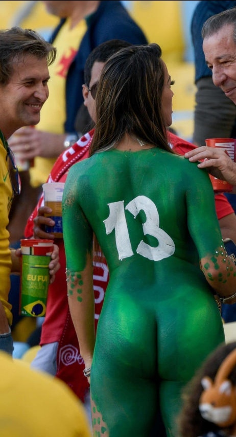 Naked Brazilian Fan — 18