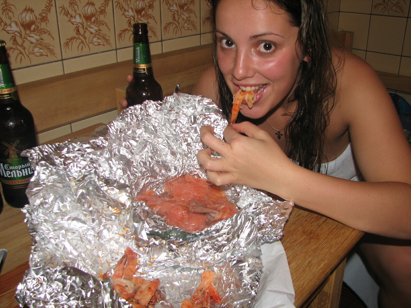 Russian couple having fun on vacation — 17